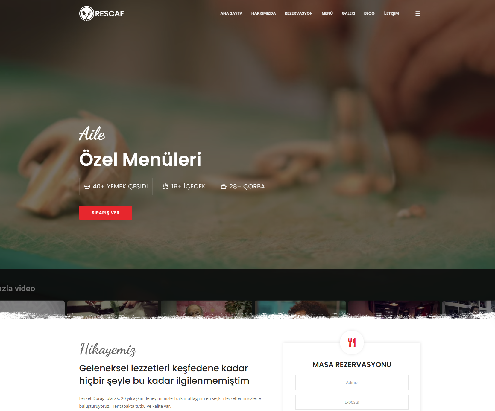 Kurumsal Website Template