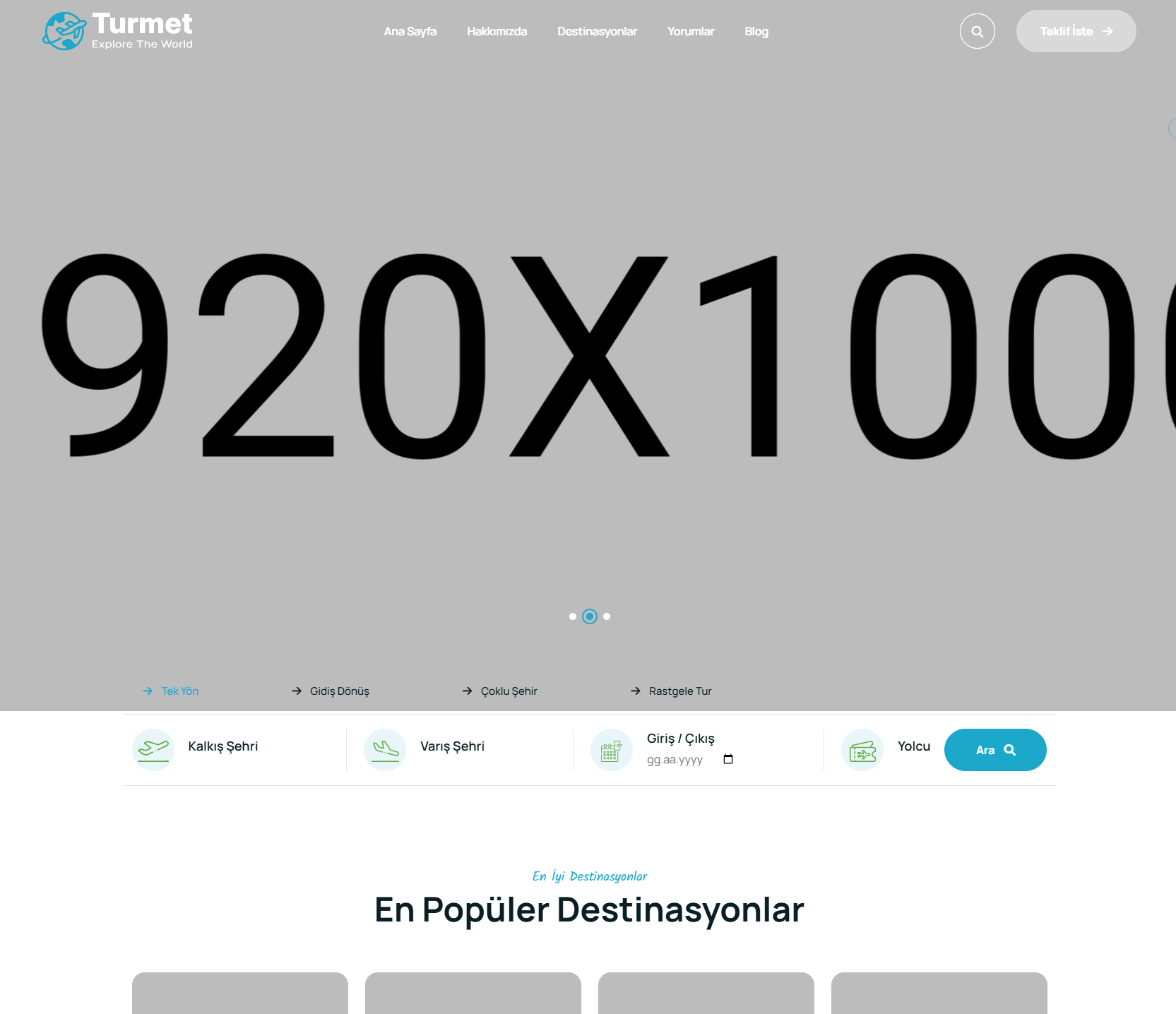 Otel & Turizm Template